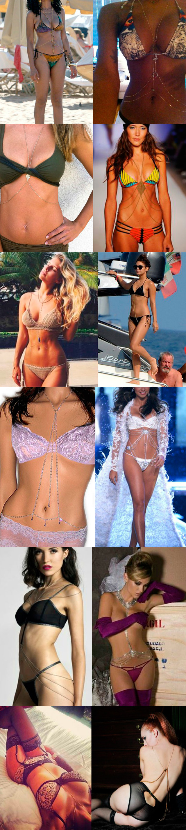 body chain inspiração