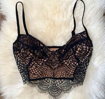 sutiã top cropped