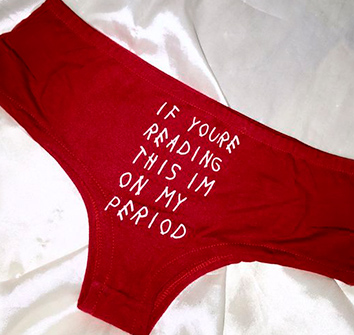 calcinha a prova de menstruação